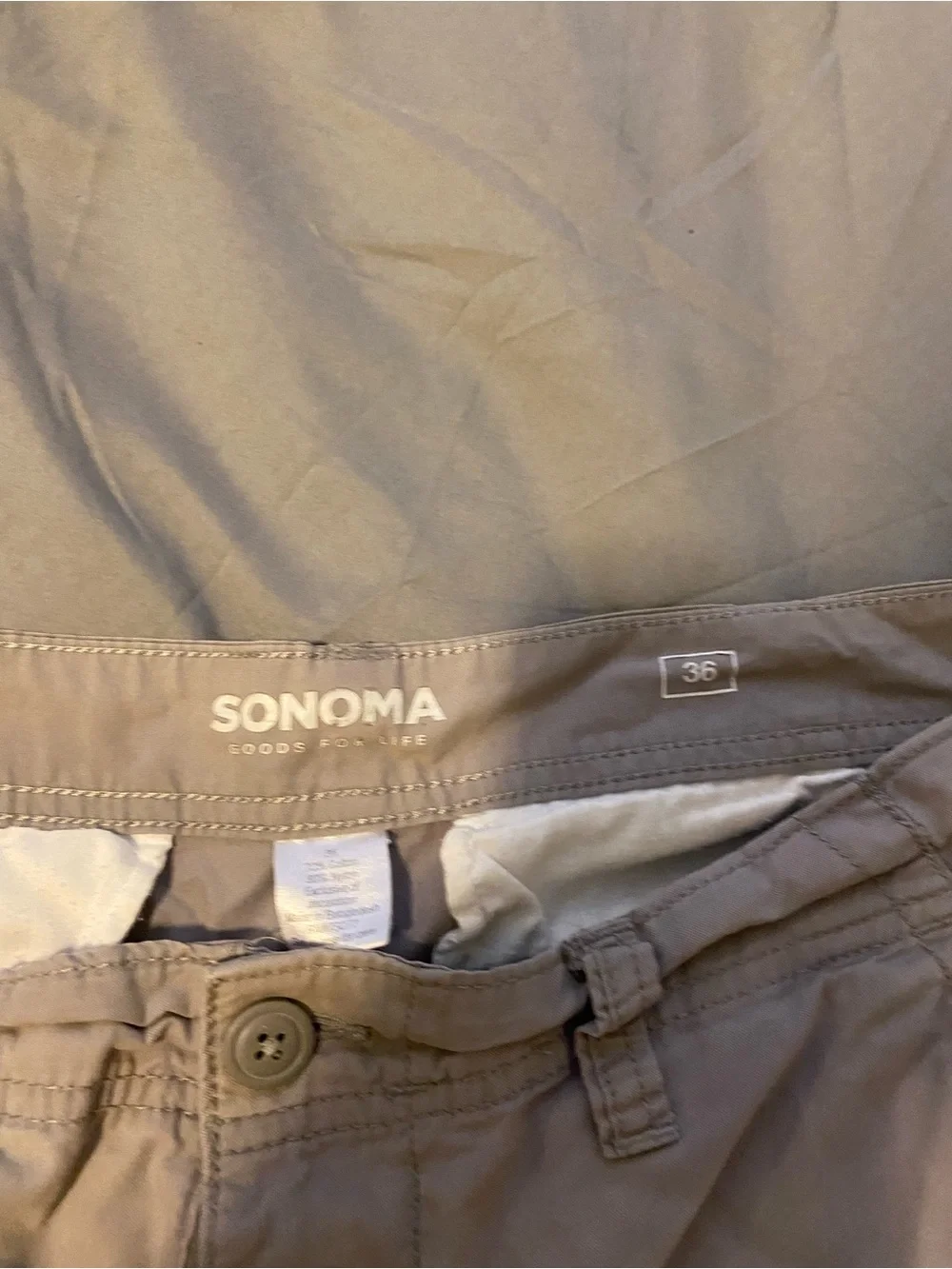 Sonoma Tan Cargo Shorts - Men's Utility Style